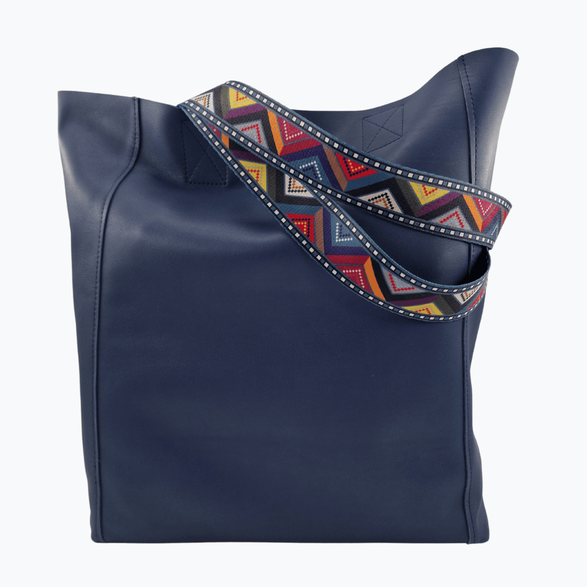 Tote Bag Leder NARA | Blau