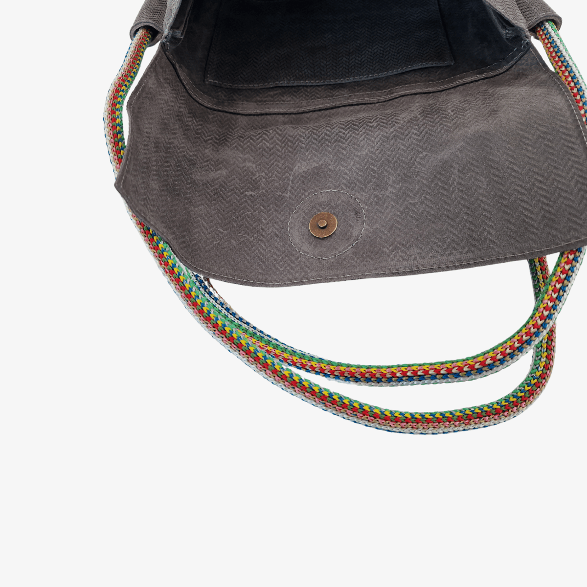 Umhängetasche Leder PRATO | Grau