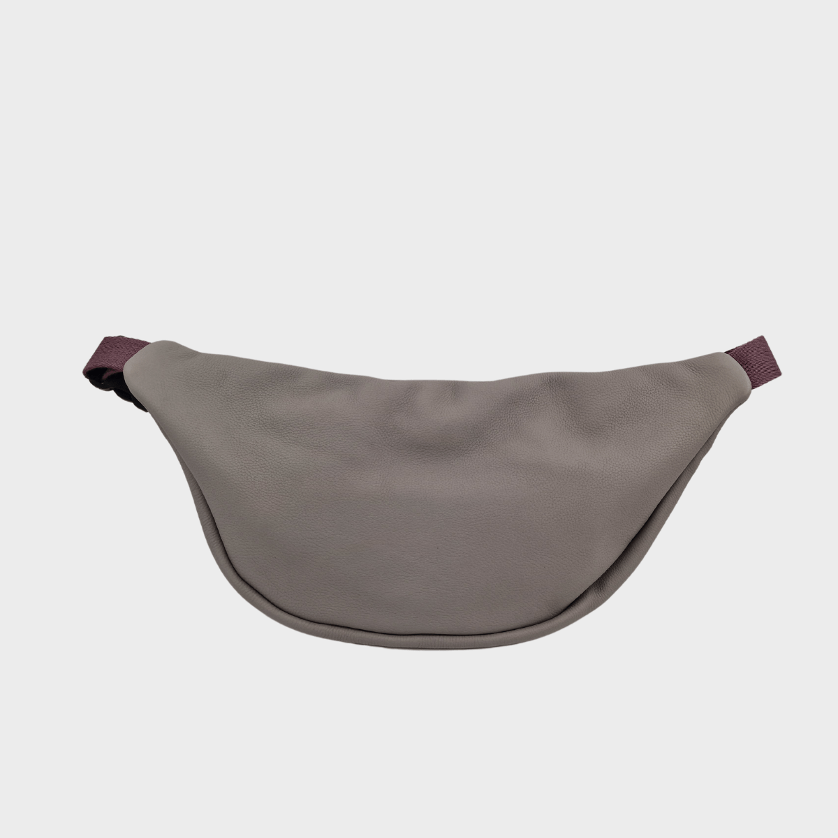 Bauchtasche Leder NARA | Grau & Lila