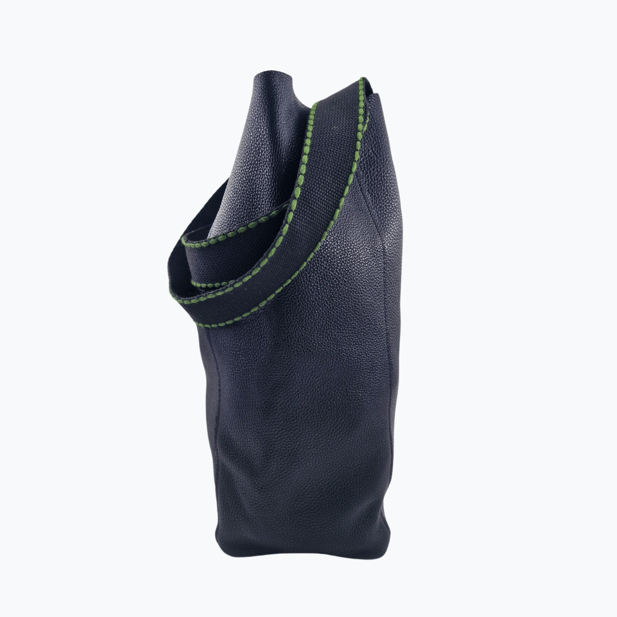 Tote Bag Leder PORTO | Schwarz