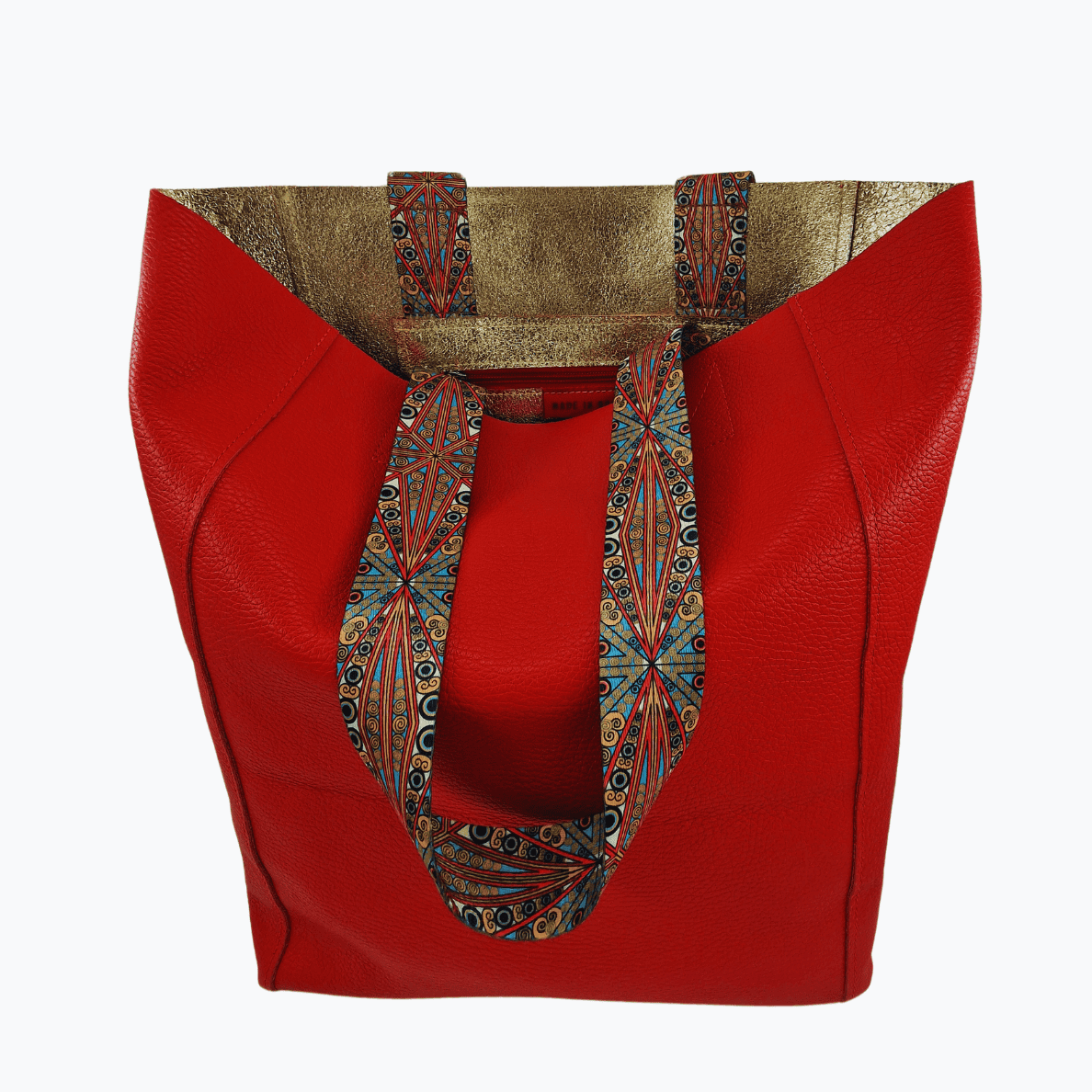 Tote Bag Leder VILA | Rot 